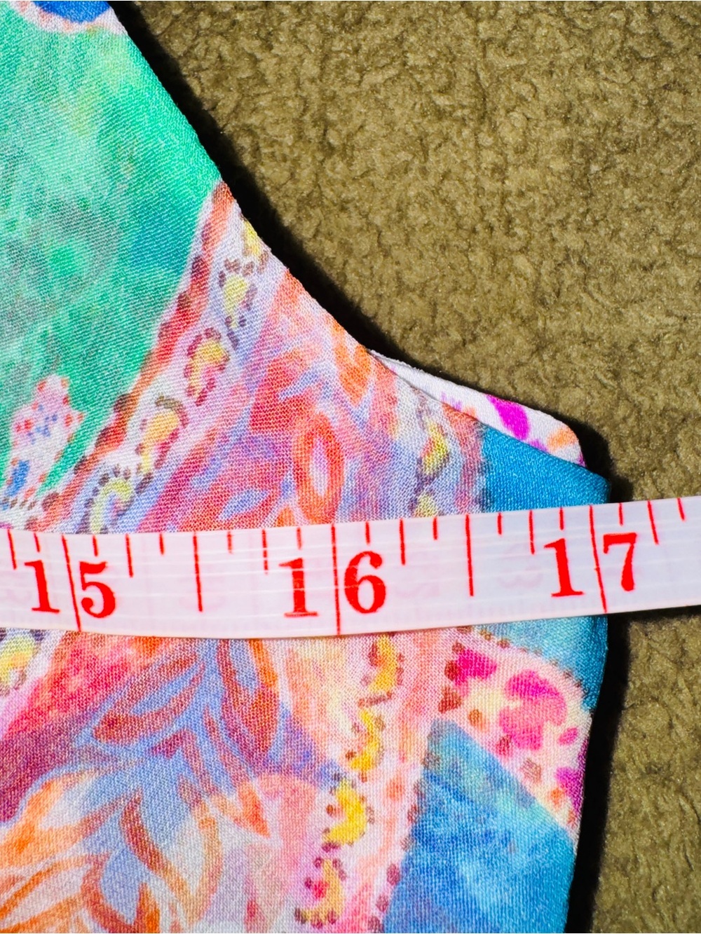 Lauren Ralph Lauren Halter Neck Paisley Front Tie Silk Mini Dress - Picture 7 of 7